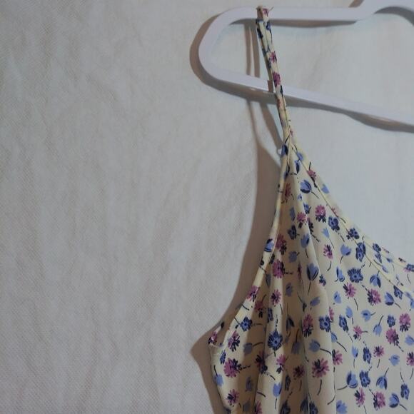 Atmosphere Ditsy Floral Print Spaghetti Strap Tank Top Casual Size 14 - Picture 4 of 7